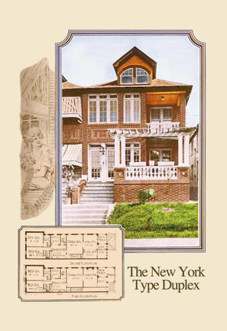 The New York Type Duplex 20x30 poster