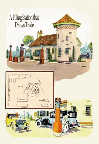 A Filling Station 20x30 poster