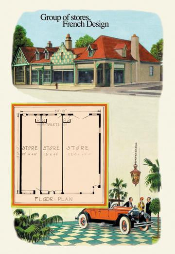 Group of Stores: French Design 20x30 poster