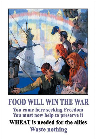 Food Will Win the War 20x30 poster