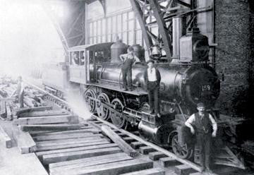 Three Men Standing On Train, Philadelphia, PA 20x30 poster