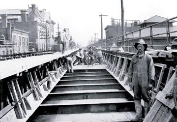 Train Tracks Under Construction, Philadelphia, PA 20x30 poster