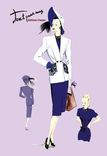 Dressy Suit with Hat 20x30 poster