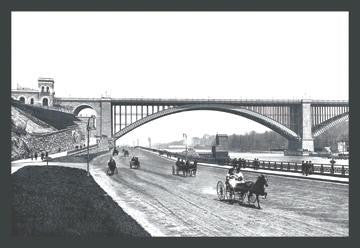 Washington Bridge and Speedway, NYC 20x30 poster