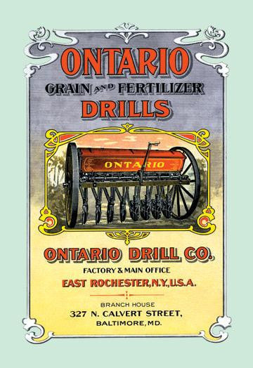 Ontario Drill Co. 20x30 poster