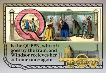 Q is the Queen 20x30 poster