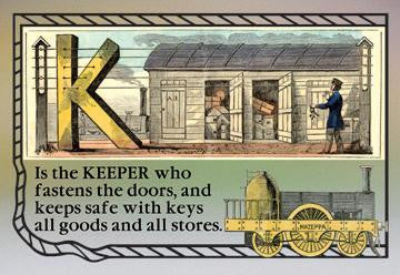 K is the Keeper 20x30 poster