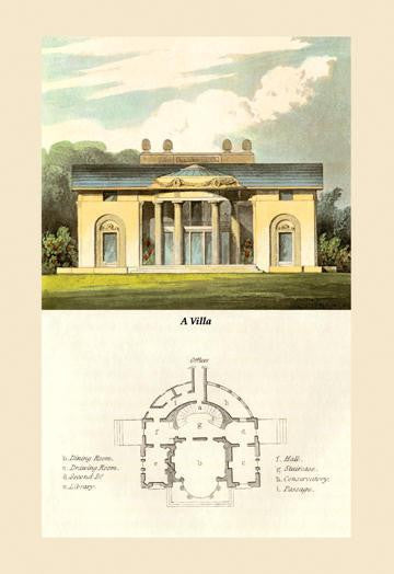 A Villa #1 20x30 poster