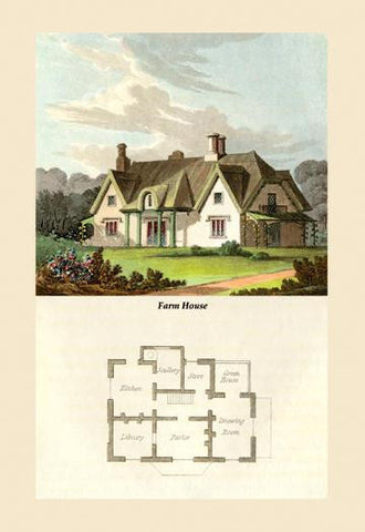 A Farm House 20x30 poster