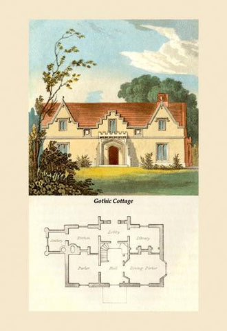 A Gothic Cottage 20x30 poster