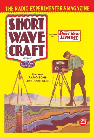 Short Wave Craft: Short Wave Radio Bomb Locates Mineral Deposits 20x30 poster