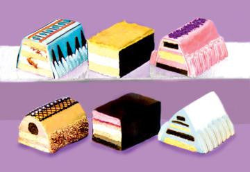 Butter Creme Dessert Slices 20x30 poster