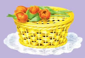 Sugar Basket with Tulips 20x30 poster