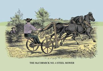 The McCormick No. 4 Steel Mower 20x30 poster