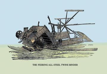 The Feering All-Steel Twine Binder 20x30 poster