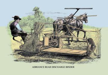 Adriance Rear Discharge Binder 20x30 poster