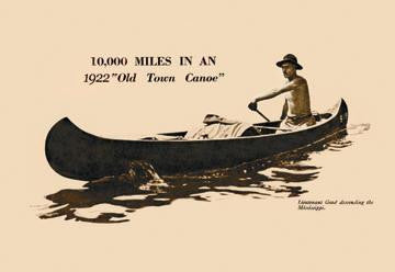 10,000 Miles In An 1922 20x30 poster