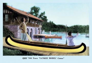 Yankee Model&#39; Canoe 20x30 poster