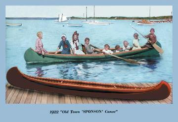 Sponson&#39; Canoe 20x30 poster