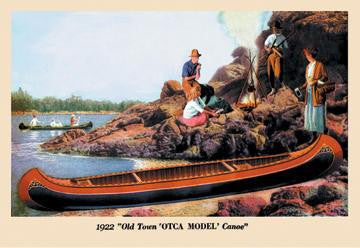 OTCA MODEL&#39; Canoe 20x30 poster