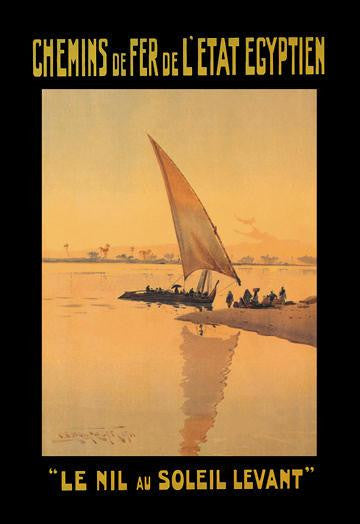 Le Nil au Soleil Levant (Sunrise on the Nile) 20x30 poster