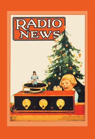 Radio News: Christmas 20x30 poster