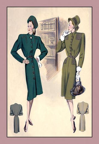 Tailored Dress & Chic Dress 20x30 poster