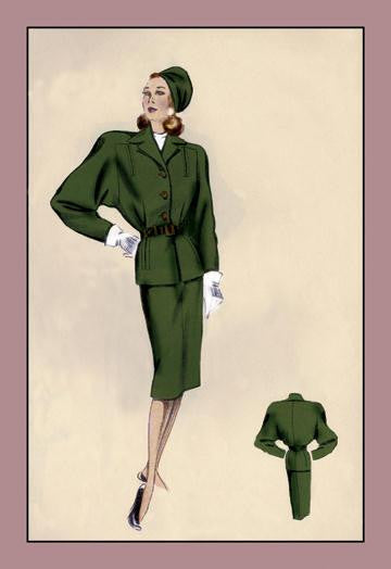 Olive Sport Suit 20x30 poster