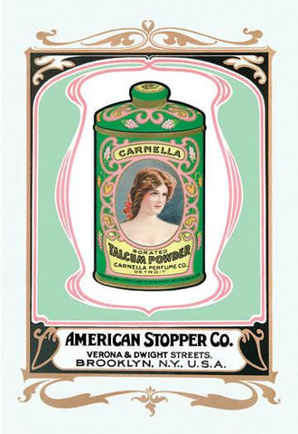 Carnella Talcum Powder 20x30 poster