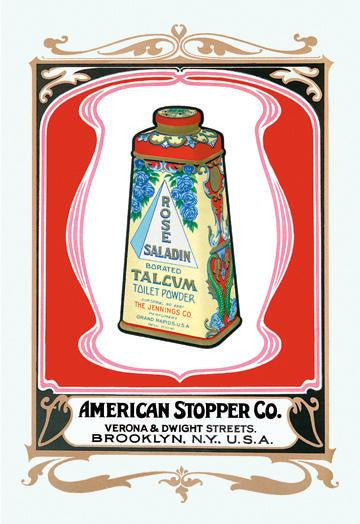 Rose Saladin Talcum Powder 20x30 poster