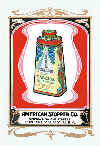 Rose Saladin Talcum Powder 20x30 poster