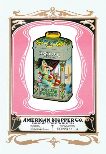 Royal Oriental Talcum Powder 20x30 poster