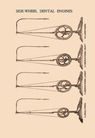 Side-Wheel Dental Engines 20x30 poster