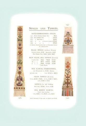 Stoles and Tippets 20x30 poster