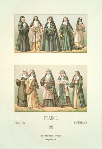 France-Nuns #2 20x30 poster