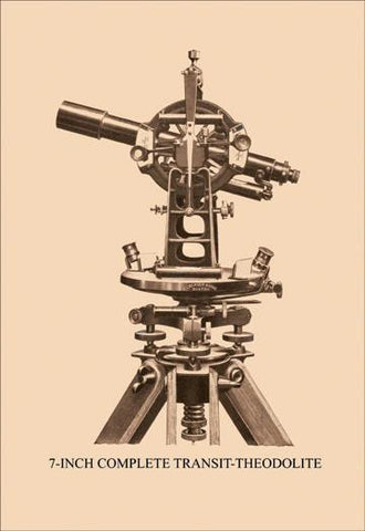 Seven-Inch Complete Transit-Theodolite 20x30 poster