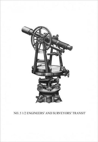 No. 5 1-2 Engineers&#39; and Surveyors&#39; Transit 20x30 poster