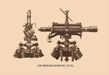 The Berger Geodetic Level 20x30 poster