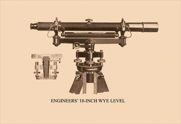 Engineers&#39; 18 Inch Wye Level 20x30 poster