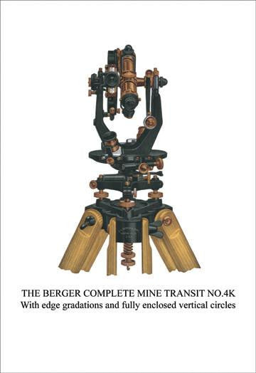 The Berger Complete Mine Transit No. 4K 20x30 poster