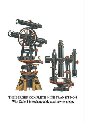 The Berger Complete Mine Transit No. 4 20x30 poster