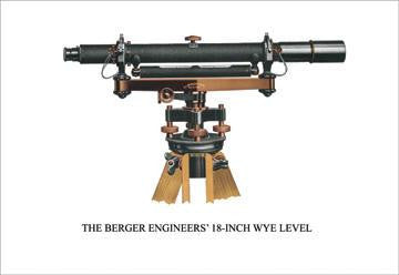 The Berger Engineers&#39; 18 Inch Wye Level 20x30 poster