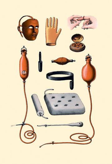 Assorted Rubber Medical Accessories 20x30 poster