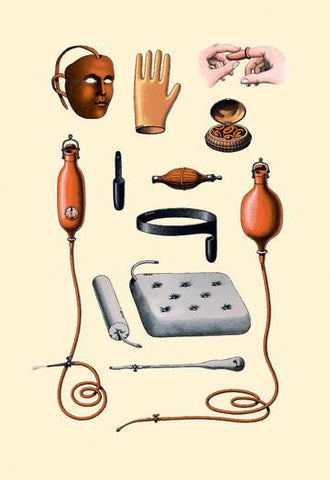 Assorted Rubber Medical Accessories 20x30 poster