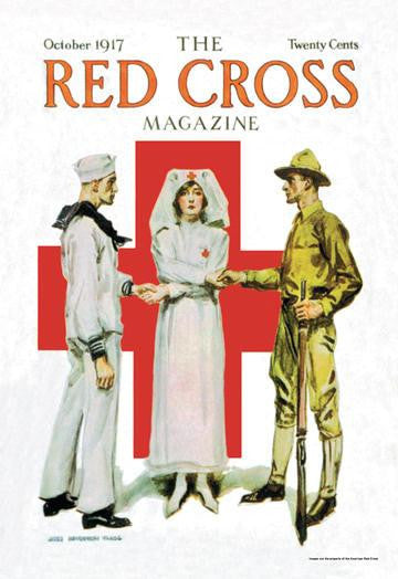 The Red Cross Magazine, October 1917 20x30 poster