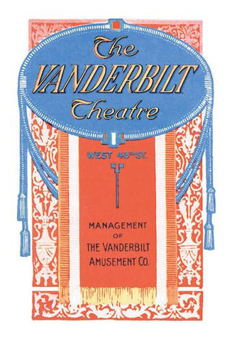 The Vanderbilt Theatre 20x30 poster