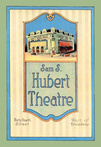 Sam S. Hubert Theatre 20x30 poster