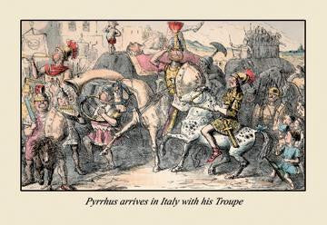 Pyrrhus Arrives in Italy With His Troupe 20x30 poster