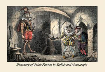 Discovery of Guido Fawkes by Suffolk and Mounteagle 20x30 poster