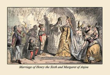 Marriage of Henry the Sixth And Margaret of Anjou 20x30 poster